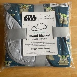 Little Sleepies Star Wars Grogu Blanket